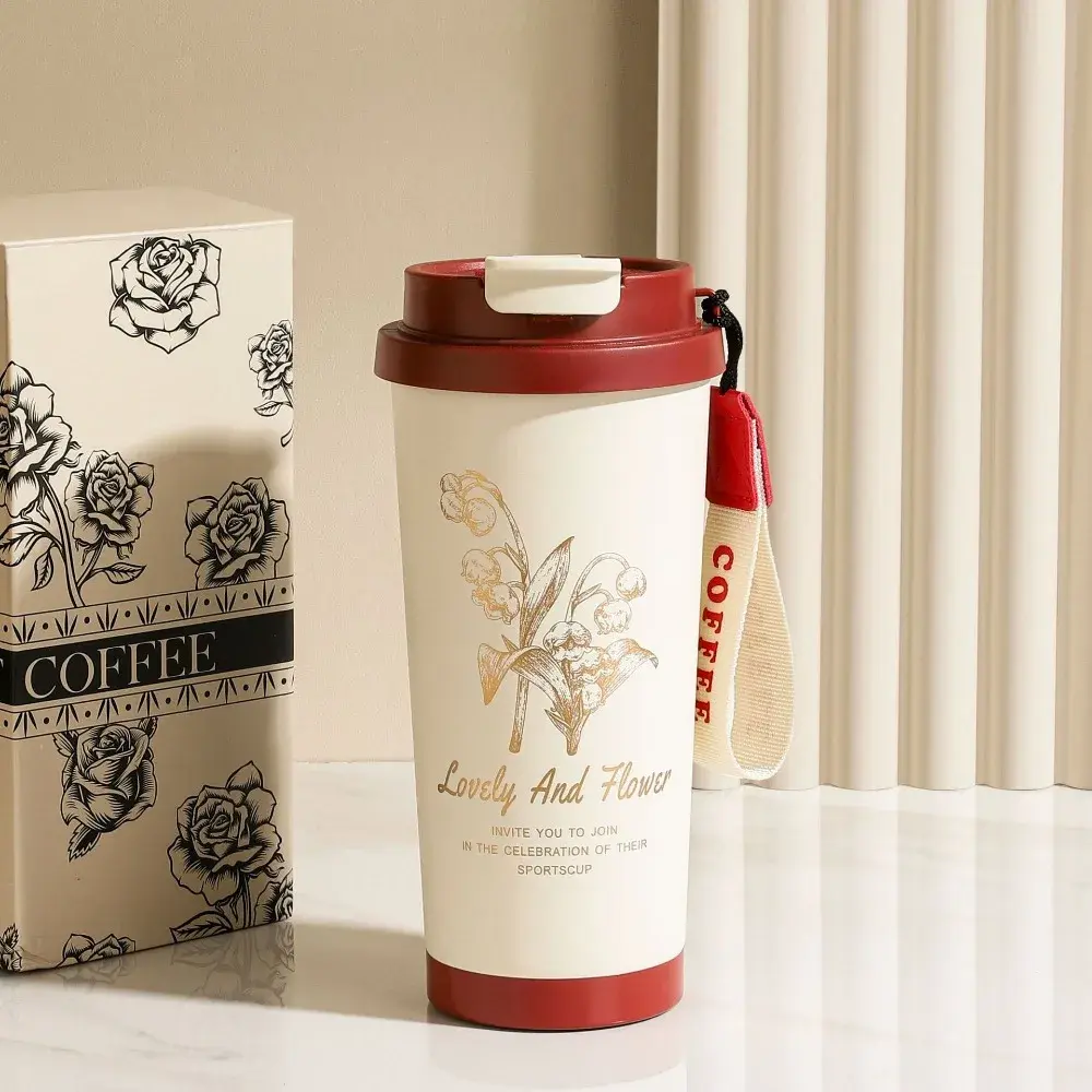 Gobelet Isotherme 316 – Élégant, Étanche, Paille-Friendly & Parfait pour la Voiture