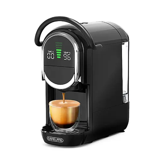 4 en 1 Machine à Café – Compatible Dolce Gusto, Nespresso, Dosettes ESE et Café Moulu – 19 Bars, Extraction Chaud/Froid, Cadeau Idéal
