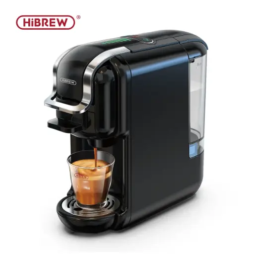 Machine à Café 5 en 1 – Compatible Capsules Nespresso, Dolce Gusto, ESE, Café Moulu & Lait | 20 Bars, Chaud/Froid